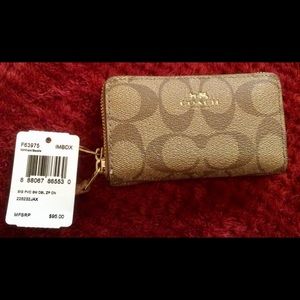 Coach Small Double ZIP Coin Purse